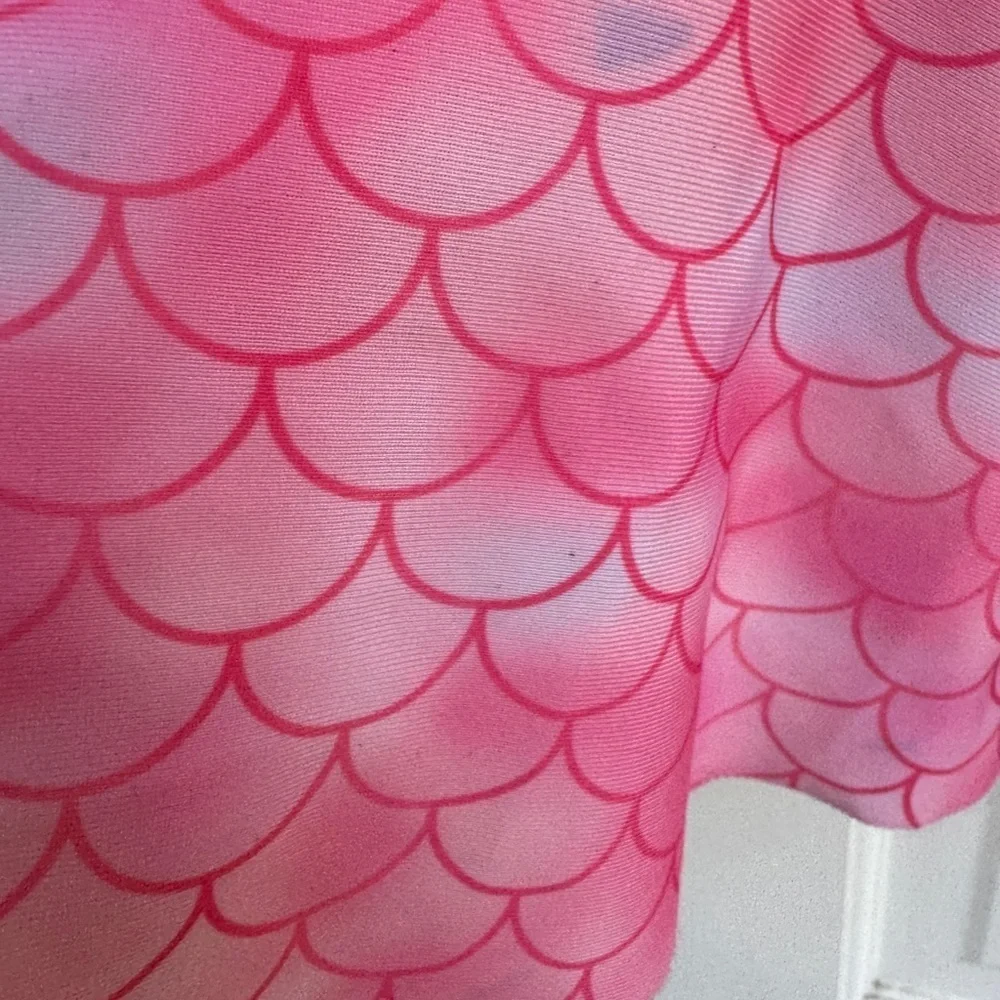 Dreamwave 3T Girls Pink Mermaid Swim Bikini Skort Bathingsuit Bottom